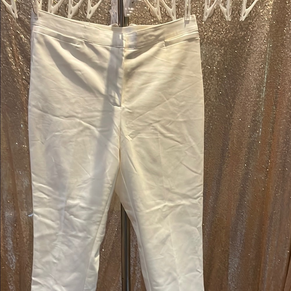 Ruby Rd. Cream Stretch Dress Pants
